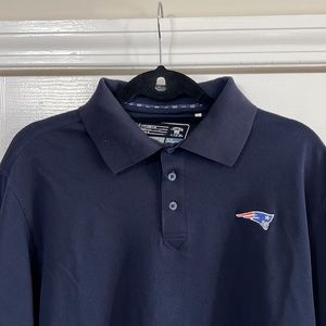New England Patriots Cutter & Buck Golf Polo Men’s Medium Navy Blue